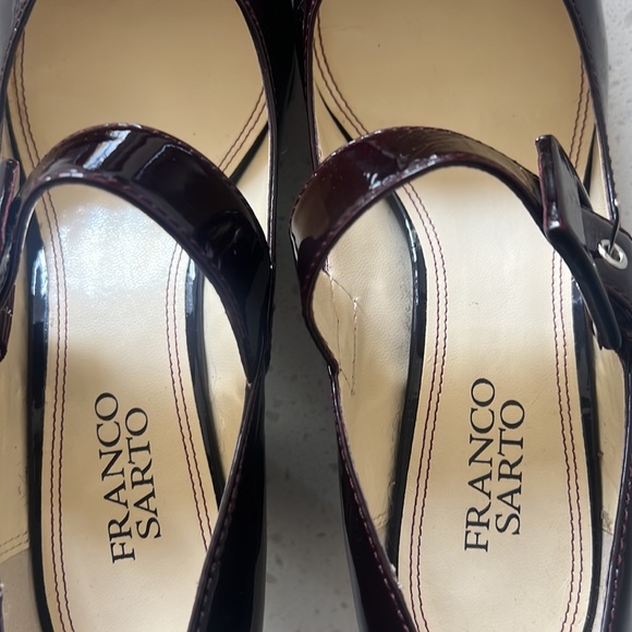 Franco Sarto Patent Leather Mary Jane Heels, Size 8M, 3" Heels - Picture 9 of 11